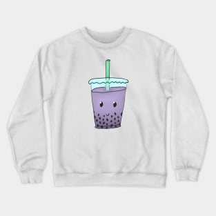 Cute Bubble Tea (Purple) Crewneck Sweatshirt